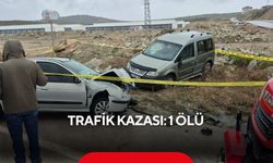 Trafik kazası can aldı: 1 ölü