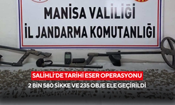 Salihli’de tarihi eser operasyonu... 2 bin 580 sikke ve 235 obje ele geçirildi