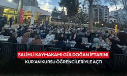 Salihli Kaymakamı Güldoğan iftarını Kur’an kursu öğrencileriyle açtı