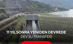 11 yıl sonra yeniden devrede! Sağanak bereket getirdi... Baraj doldu, sular göle aktarılıyor...