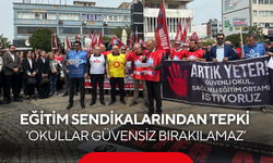 Salihli’de eğitim sendikalarından ortak tepki ‘Okullar güvensiz bırakılamaz’