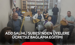 ADD Salihli Şubesi kültürel çalışmalarına bağlama kursuyla devam ediyor