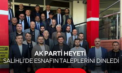 AK Parti Salihli’de oda başkanlarıyla ekonomi masasında bir araya geldi