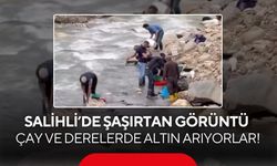 Salihli’de çay ve dere kenarında altın umudu