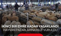 Bayram öncesi dikkat çeken karar: Hayvan pazarlarına kilit vuruldu!