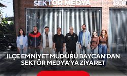 Salihli İlçe Emniyet Müdürü Baycan’dan Sektör Medya’ya ziyaret