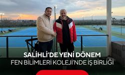 Salihli’de tenis ve sosyal yaşamda yeni dönem: Fen Bilimleri Koleji’nde iş birliği