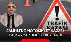 Salihli’de kaza: Belediye başkan yardımcısına motosiklet çarptı, 2 yaralı