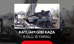 Katliam gibi kaza: 5 ölü, 15 yaralı