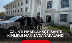 Çalıntı pikapla kaçtı, sahte kimlikle Manisa’da yakalandı