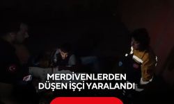 Korkutan iş kazası: Merdivenlerden düşen işçi yaralandı