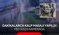 Demir korkulukları söküp dereye düştü... Kalp masajıyla hayata tutundu  | Feci kaza kamerada
