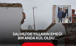 Salihli’de yılların emeği bir anda kül oldu… Şen ailesi destek bekliyor