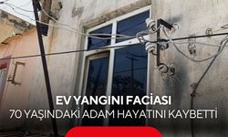 Ev yangınında acı son: 70 yaşındaki adam karbonmonoksitten hayatını kaybetti