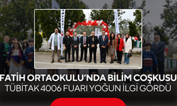 Fatih Ortaokulu’nda bilim coşkusu… TÜBİTAK 4006 Fuarı yoğun ilgi gördü