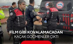 Film gibi kovalamacadan kaçak göçmenler çıktı
