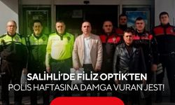 Salihli’de Filiz Optik’ten, Yunus ve trafik ekiplerine özel gözlük jesti