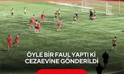 Türk futbolunda akıl almaz olay! Öyle bir faul yaptı ki cezaevine gönderildi, o anlar kamerada
