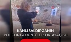 Kanlı saldırganın poligon görüntüleri ortaya çıktı: Katliam öncesi atış talimi