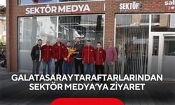 Galatasaray taraftarlarından Sektör Medya’ya ziyaret