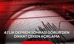 4.1’lik deprem sonrası Görür’den dikkat çeken açıklama
