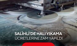 Salihli’de halı yıkama ücretlerine zam yapıldı