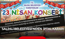 Salihli Belediyesi’nden  iptal kararı