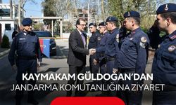 Salihli Kaymakamı Güldoğan’dan, Jandarma Komutanlığına ziyaret