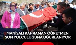 Saldırıda ölen Manisalı öğretmenin eşi ve çocukları tabut başında gözyaşı döktü