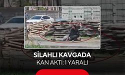Silahlı kavgada kan aktı 1 yaralı