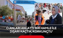 Okuldaki saldırıdan kurtulan öğrenci annesiyle okula gelip eşyalarını aldı