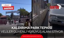 Kaldırıma park tepkisi: Veliler güvenli yürüyüş alanı istiyor