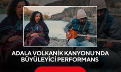 Adala Volkanik Kanyonu’nda büyüleyici performans
