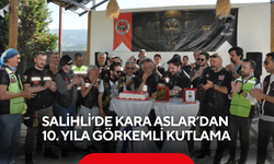Salihli’de Kara Aslar’dan 10. yıla görkemli kutlama