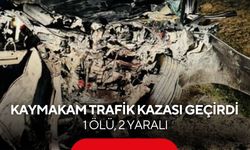 Kaymakam trafik kazası geçirdi: 1 ölü, 2 yaralı