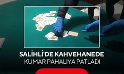 Salihli'de kahvehanede kumar pahalıya patladı