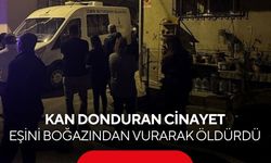 Cani koca dehşeti! Eşini boğazından vurarak öldürdü