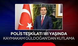 Salihli Kaymakamı Güldoğan’dan kutlama: Polis Teşkilatı 181 yaşında