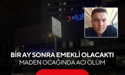 Maden faciası! Emekliliğine 1 ay kala hayatını kaybetti...