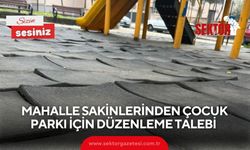 Mahalle sakinlerinden çocuk parkı için düzenleme talebi