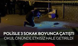 Mahalle savaş alanına döndü... Okul önünde silahlı çatışma