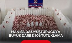 Manisa’da uyuşturucuya büyük darbe: 106 tutuklama