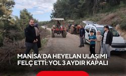 Manisa’da heyelan ulaşımı felç etti: Yol 3 aydır kapalı, vatandaş mağdur