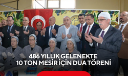 486 Yıllık Gelenekte 10 Ton Mesir İçin Dua Töreni