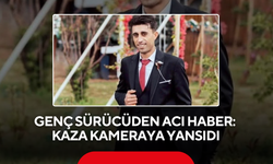 Genç sürücüden acı haber: Kaza kameraya yansıdı