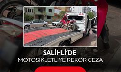 Salihli’de başka araca ait plakayla yakalandı: Rekor ceza yedi