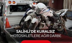 Salihli’de motosiklet sürücülerine ceza yağdı: 196 bin lira kesildi