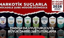 Manisa’da Uyuşturucuya Büyük Darbe: 268 Tutuklama