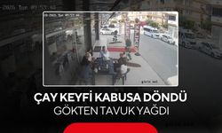 Ne yağmur de dolu… Bu kez tavuk yağdı! İnanılmaz anlar kamerada!