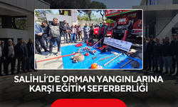 Salihli’de orman yangınlarına karşı eğitim seferberliği